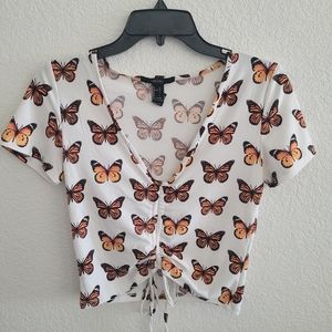 Butterfly Crop Top